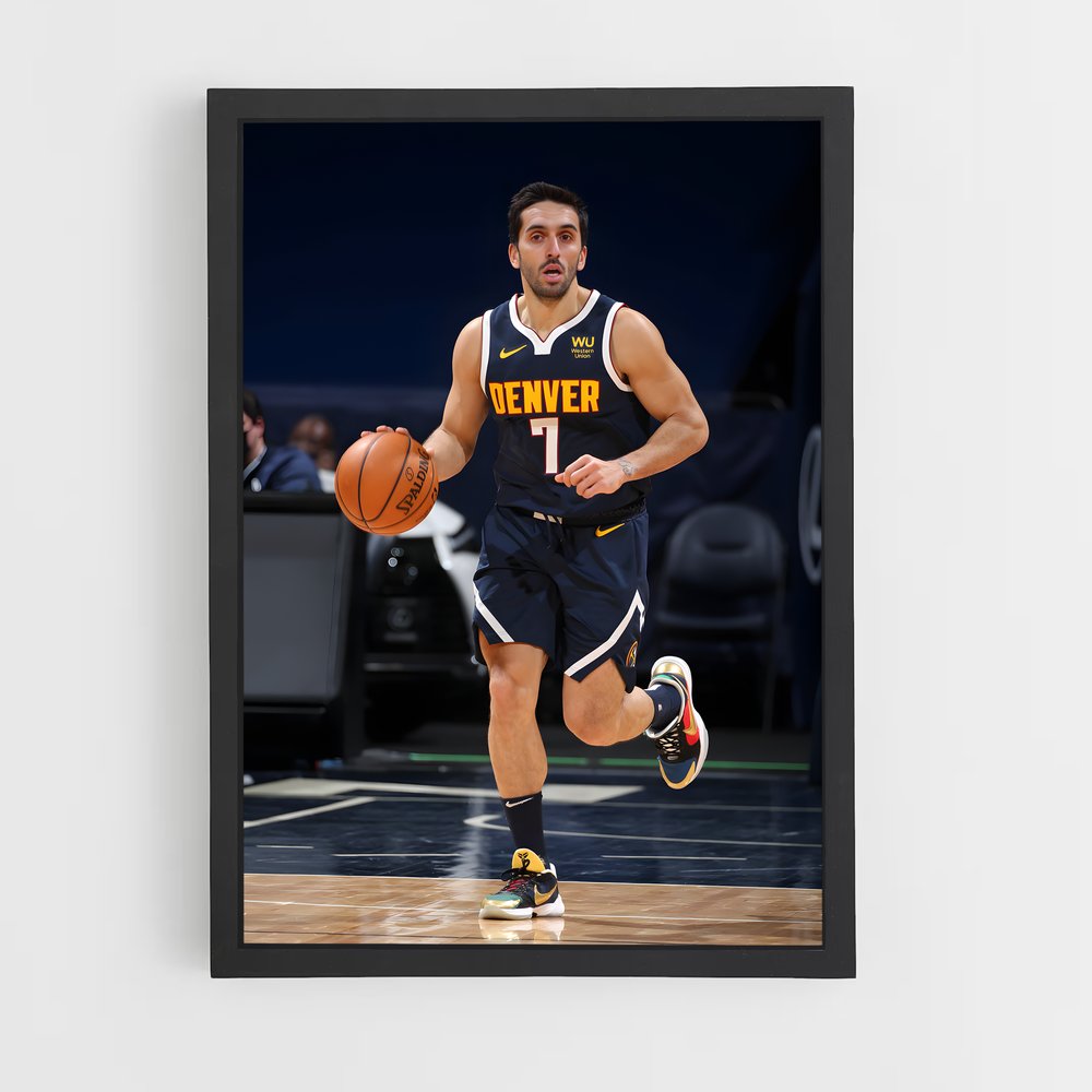 Poster Fast Break Facundo – affiche Basketball (vue 2)